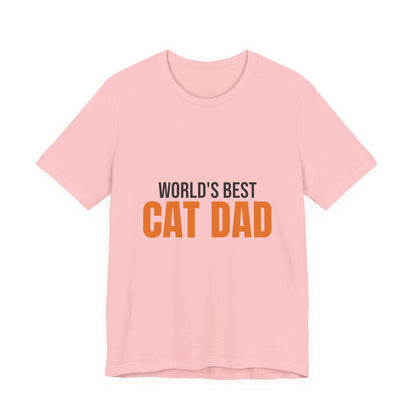 World's Best Cat Dad Shirt, Cat Dad T-Shirt, Cat Lover Gift