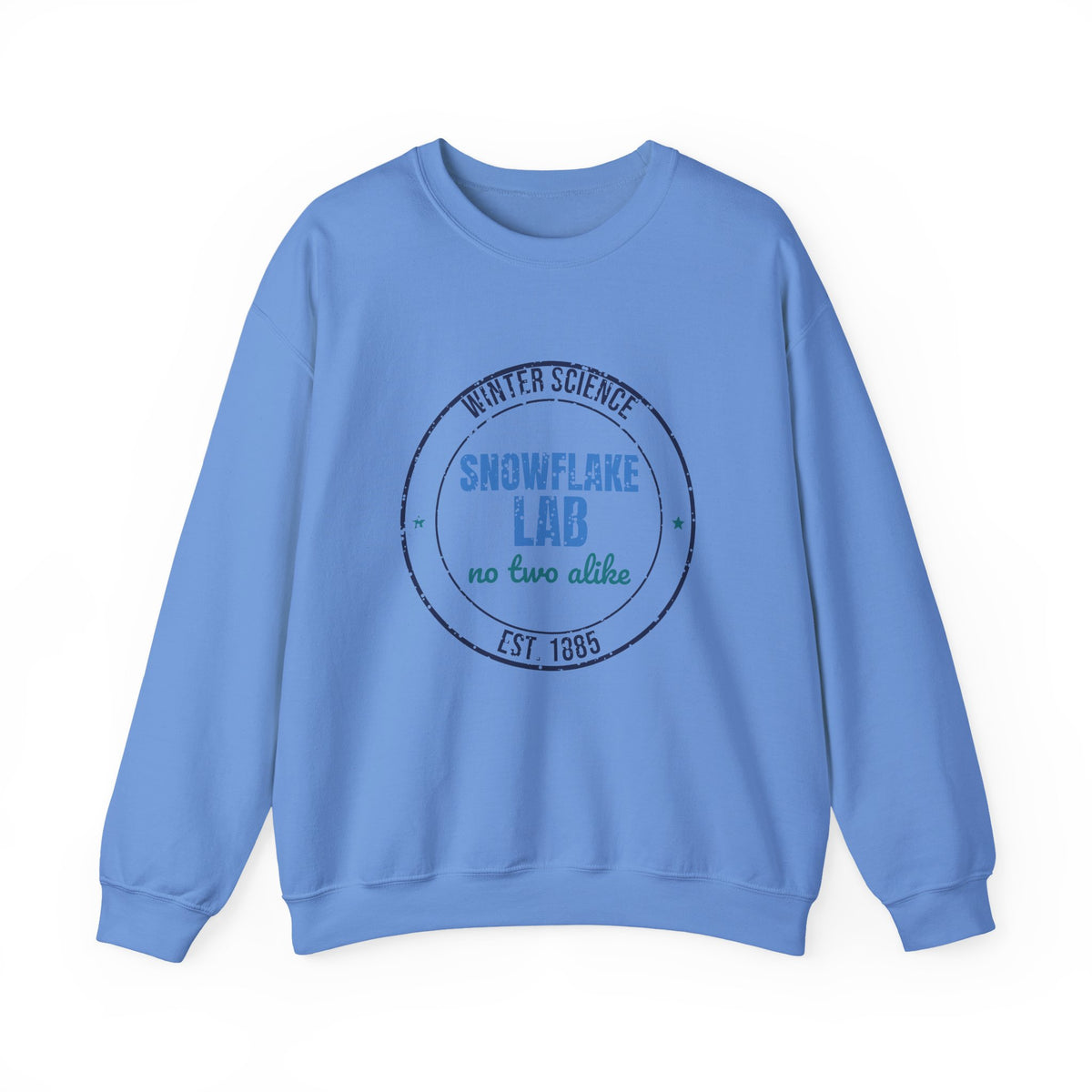 Winter Science Snowflake Lab Est. 1885 Sweatshirt, Vintage Winter Crewneck Sweatshirt