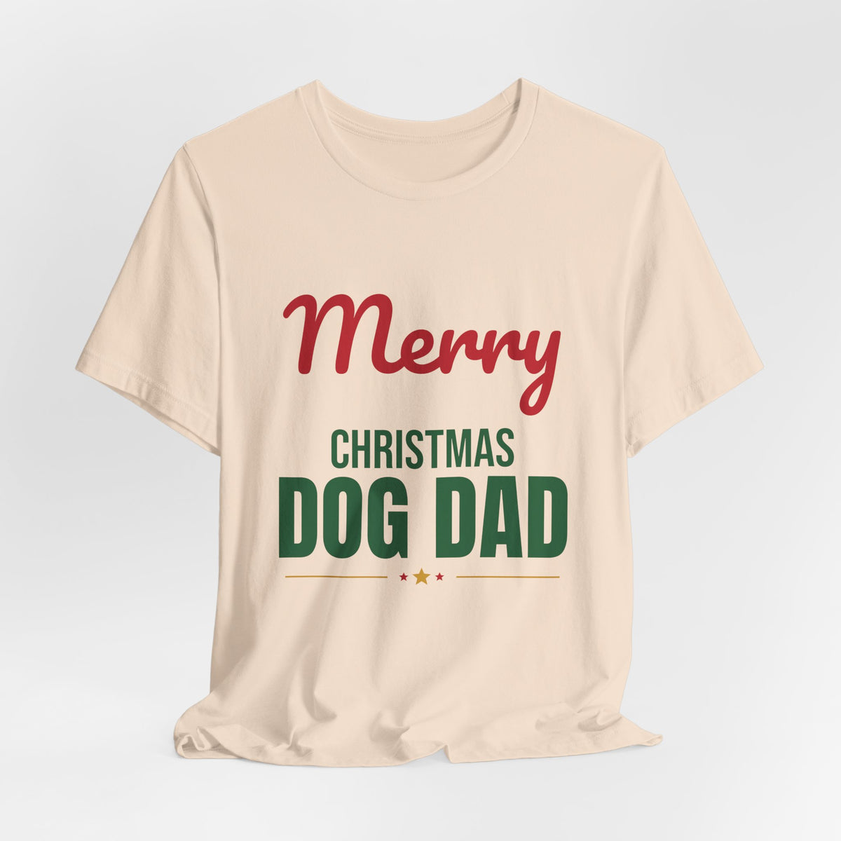 Merry Christmas Dog Dad Shirt, Dog Dad Christmas T-Shirt, Dog Lover Gift