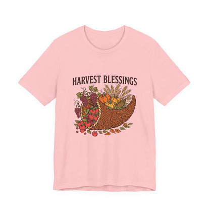 Harvest Blessings Shirt, Thanksgiving Harvest T-Shirt, Fall Tee