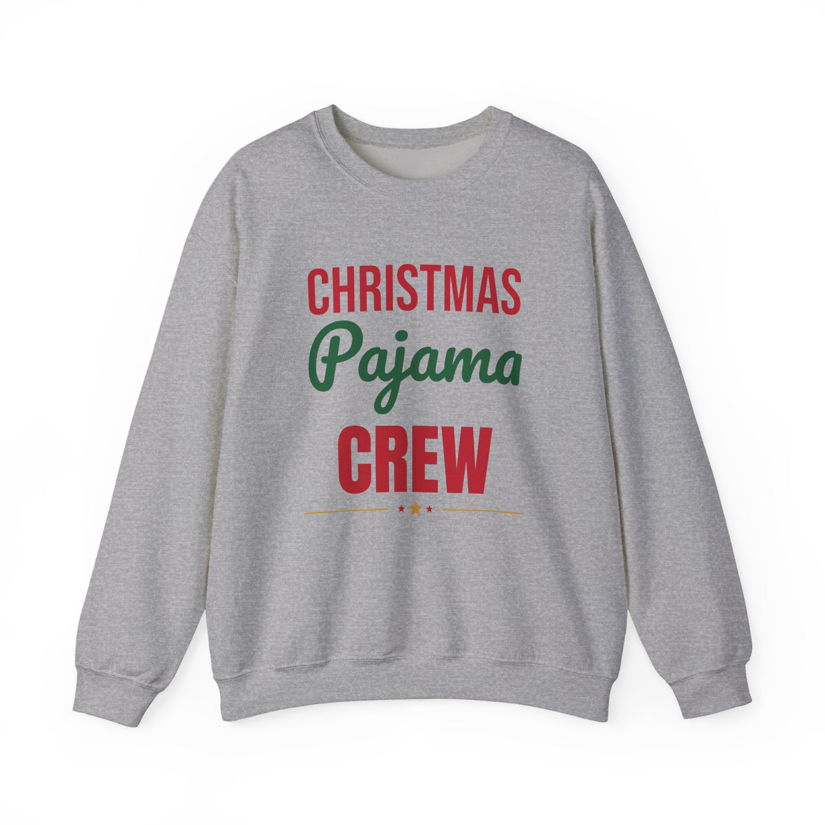 Christmas Pajama Crew Sweatshirt, Matching Family Christmas Crewneck