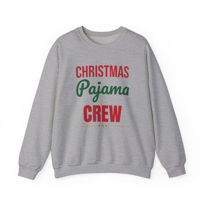 Christmas Pajama Crew Sweatshirt, Matching Family Christmas Crewneck