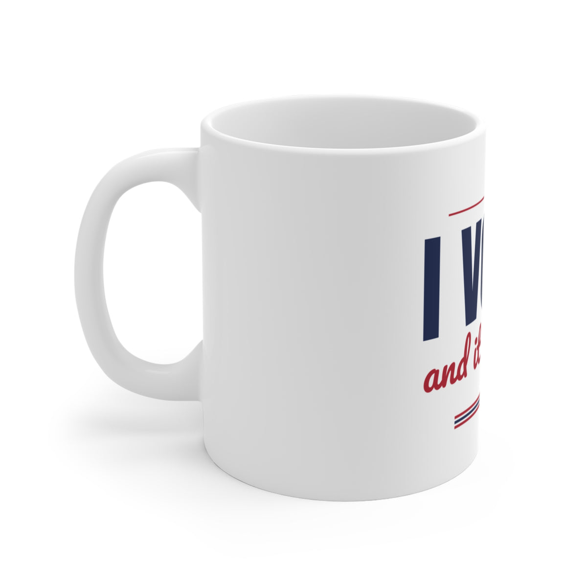 I Voted and It Felt Good Mug, I Voted Coffee Mug 11oz