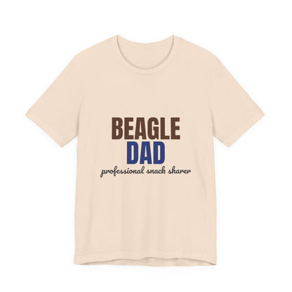 Beagle Dad Professional Snack Sharer Shirt, Beagle Dad T-Shirt, Beagle Lover Gift