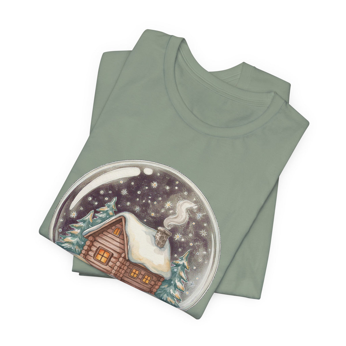 Cozy Cabin Christmas Snow Globe Shirt, Cozy Cabin Christmas Snow Globe T-Shirt