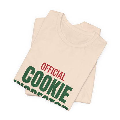 Official Cookie Inspector Shirt, Funny Christmas Baking T-Shirt