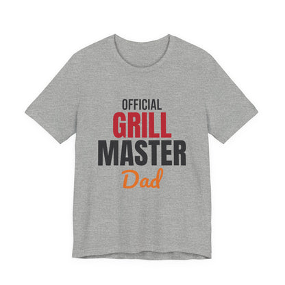 Official Grill Master Dad Shirt, BBQ Dad T-Shirt, Grilling Gift for Dad