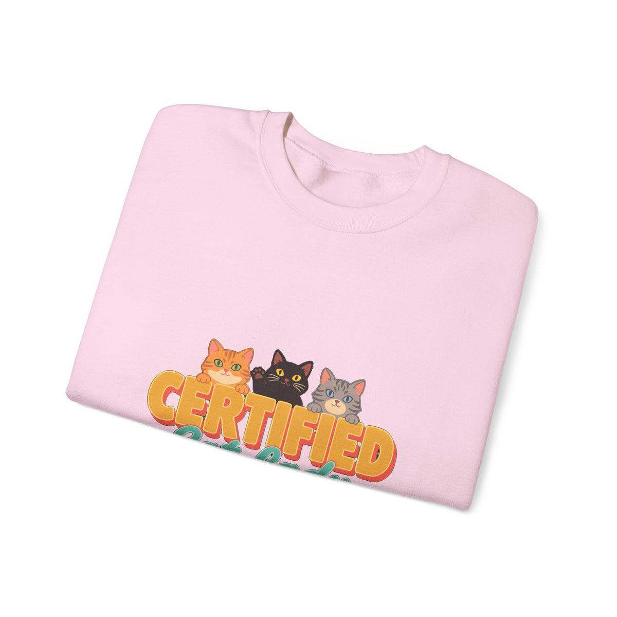 Certified Cat Lady Sweatshirt, Retro Cat Mom Crewneck, Cat Lover Gift