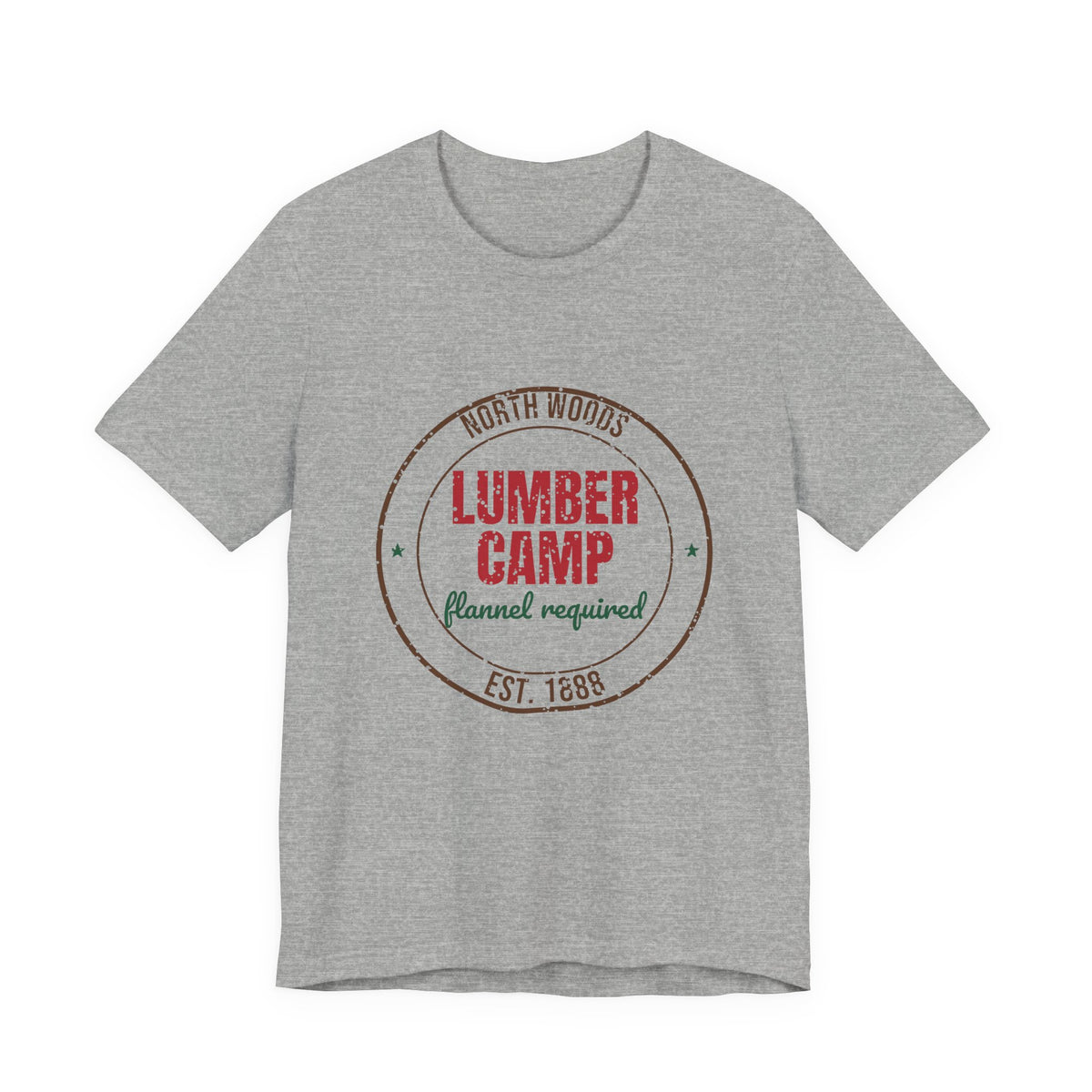 North Woods Lumber Camp Est. 1888 Shirt, Vintage Lumberjack T-Shirt, Vintage Lumberjack Gift