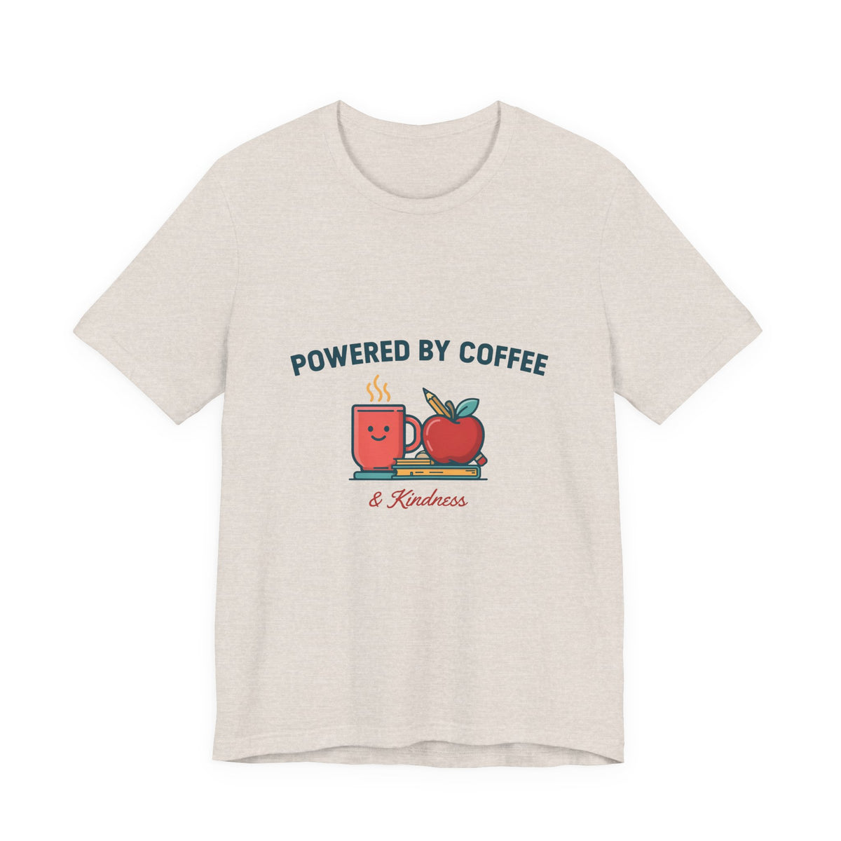 Powered by Coffee and Kindness Shirt, Teacher T-Shirt, Teacher Appreciation Gift