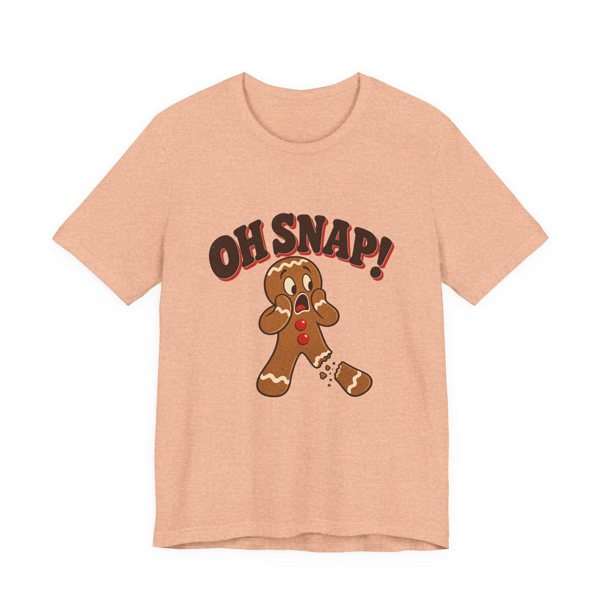 Oh Snap Gingerbread Man Funny Christmas Shirt, Funny Gingerbread T-Shirt, Funny Gingerbread Gift
