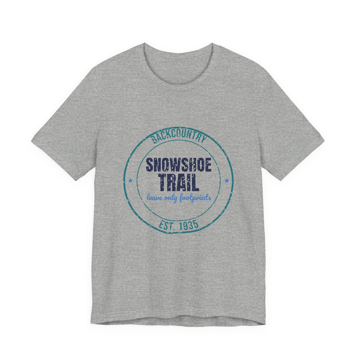 Backcountry Snowshoe Trail Est. 1935 Shirt, Vintage Winter T-Shirt, Vintage Winter Gift
