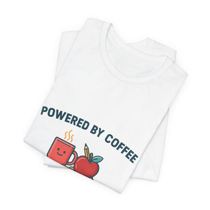 Powered by Coffee and Kindness Shirt, Teacher T-Shirt, Teacher Appreciation Gift