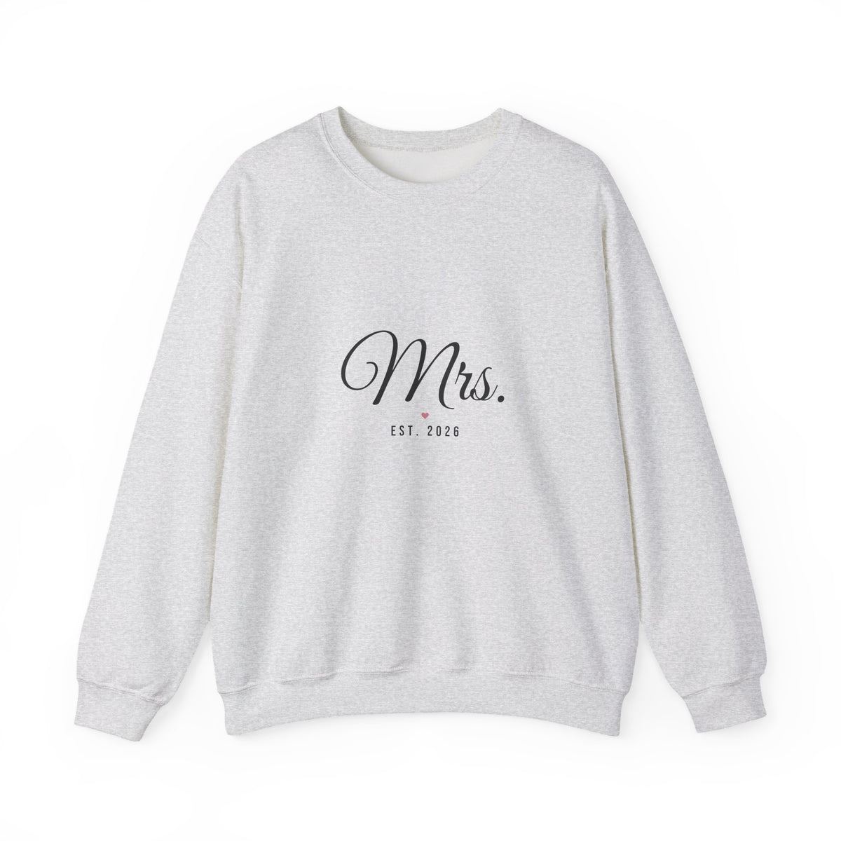 Mrs Est 2026 Sweatshirt, Bride Crewneck, Bridal Shower and Honeymoon Gift