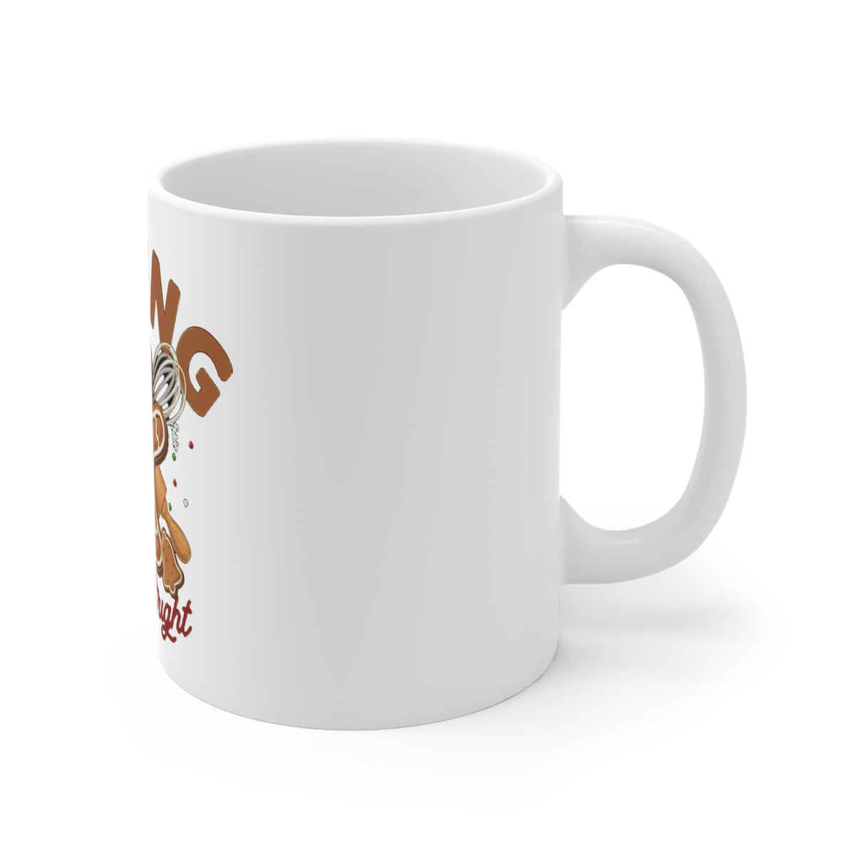 Baking Spirits Bright Mug, Christmas Baking Coffee Mug, Baker Gift 11oz