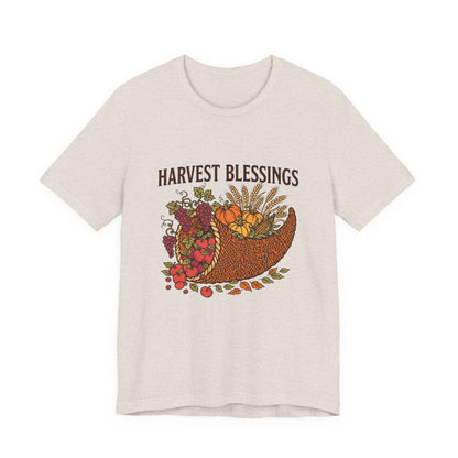 Harvest Blessings Shirt, Thanksgiving Harvest T-Shirt, Fall Tee