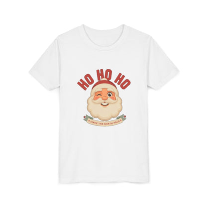Ho Ho Ho Vintage Santa Kids Shirt, Kids Vintage Santa Christmas T-Shirt
