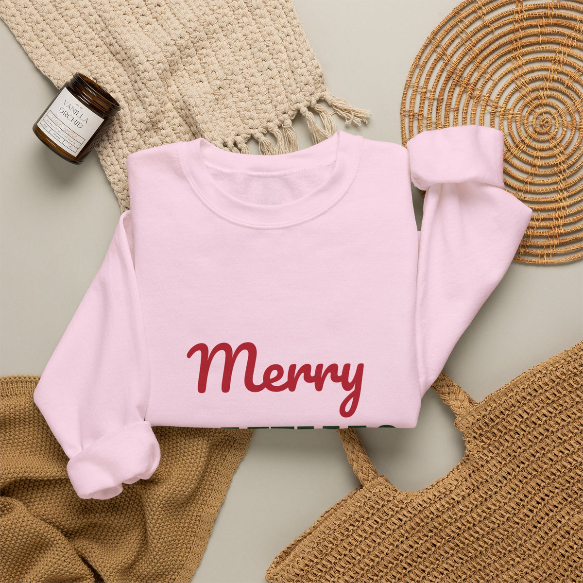 Merry Craftmas Sweatshirt, Crafter Christmas Crewneck