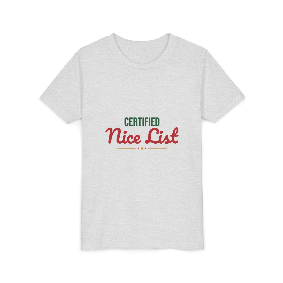 Certified Nice List Kids Shirt, Kids Nice List Christmas T-Shirt