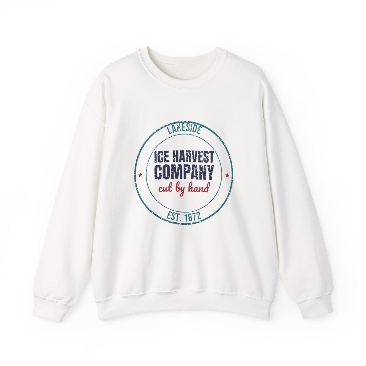 Lakeside Ice Harvest Company Est. 1872 Sweatshirt, Vintage Winter Crewneck Sweatshirt