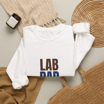 Lab Dad Fetch, Snacks, Repeat Sweatshirt, Lab Dad Crewneck Sweatshirt