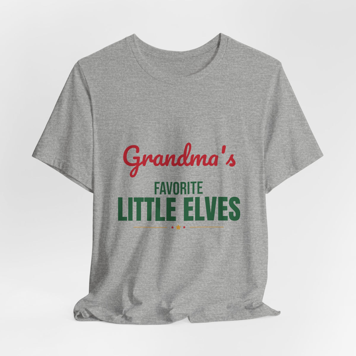 Grandma's Favorite Little Elves Shirt, Grandma Christmas T-Shirt, Nana Holiday Tee