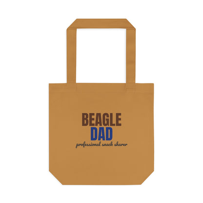 Beagle Dad Professional Snack Sharer Tote Bag, Beagle Dad Canvas Tote Bag