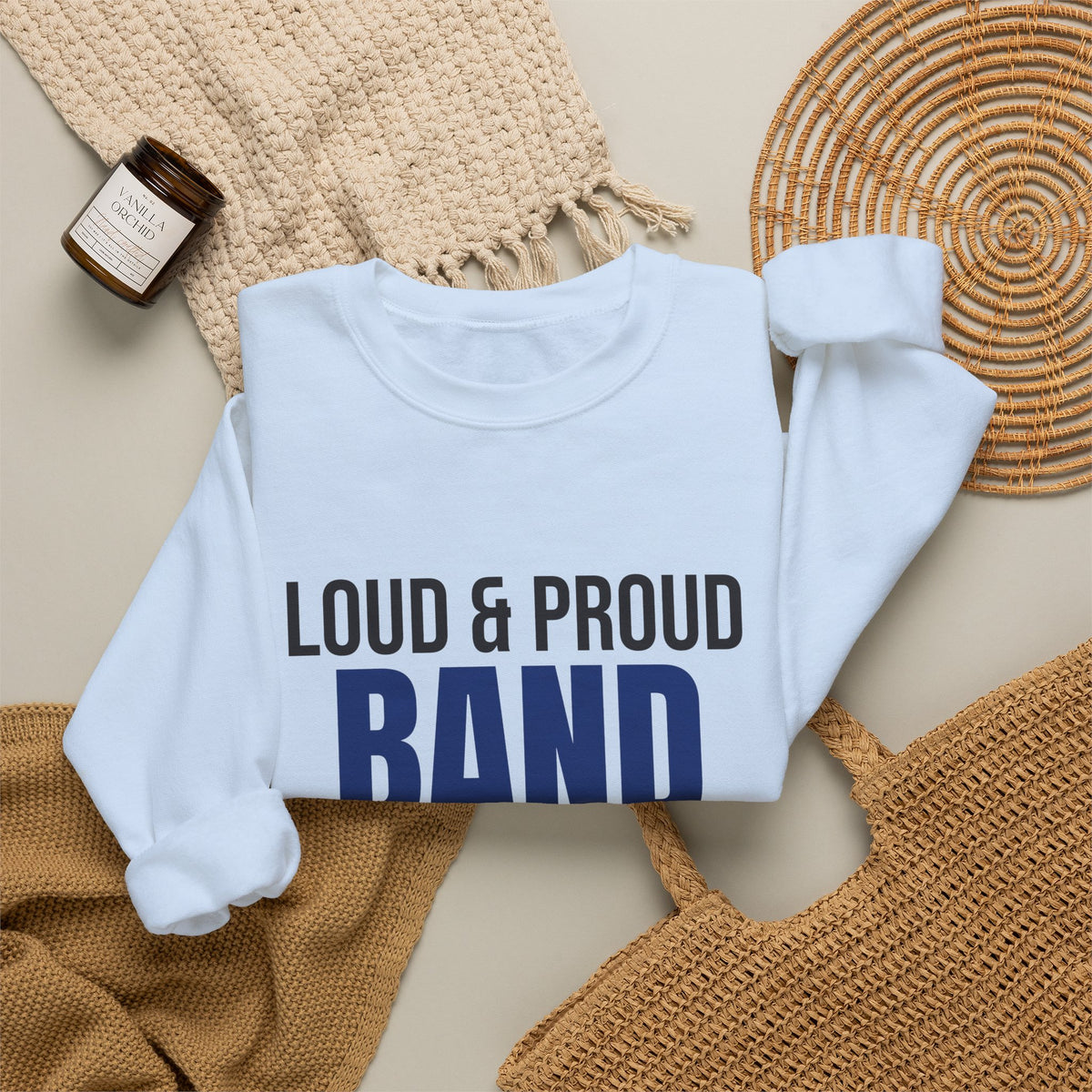 Loud and Proud Band Mom Sweatshirt, Band Mom Crewneck
