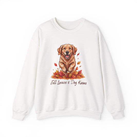 Fall Leaves and Dog Kisses Sweatshirt