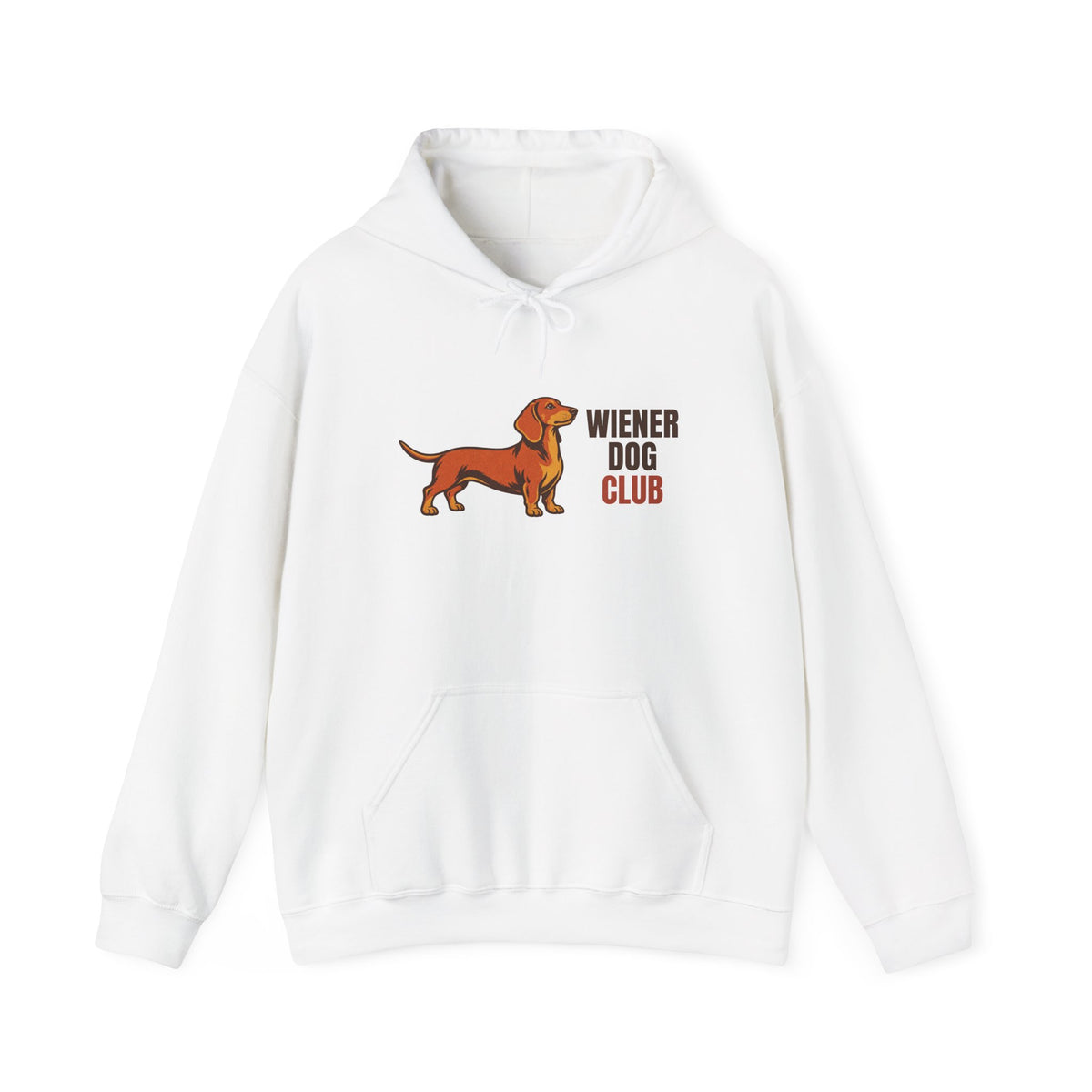 Wiener Dog Club Vintage Dachshund Hoodie, Vintage Dachshund Hoodie