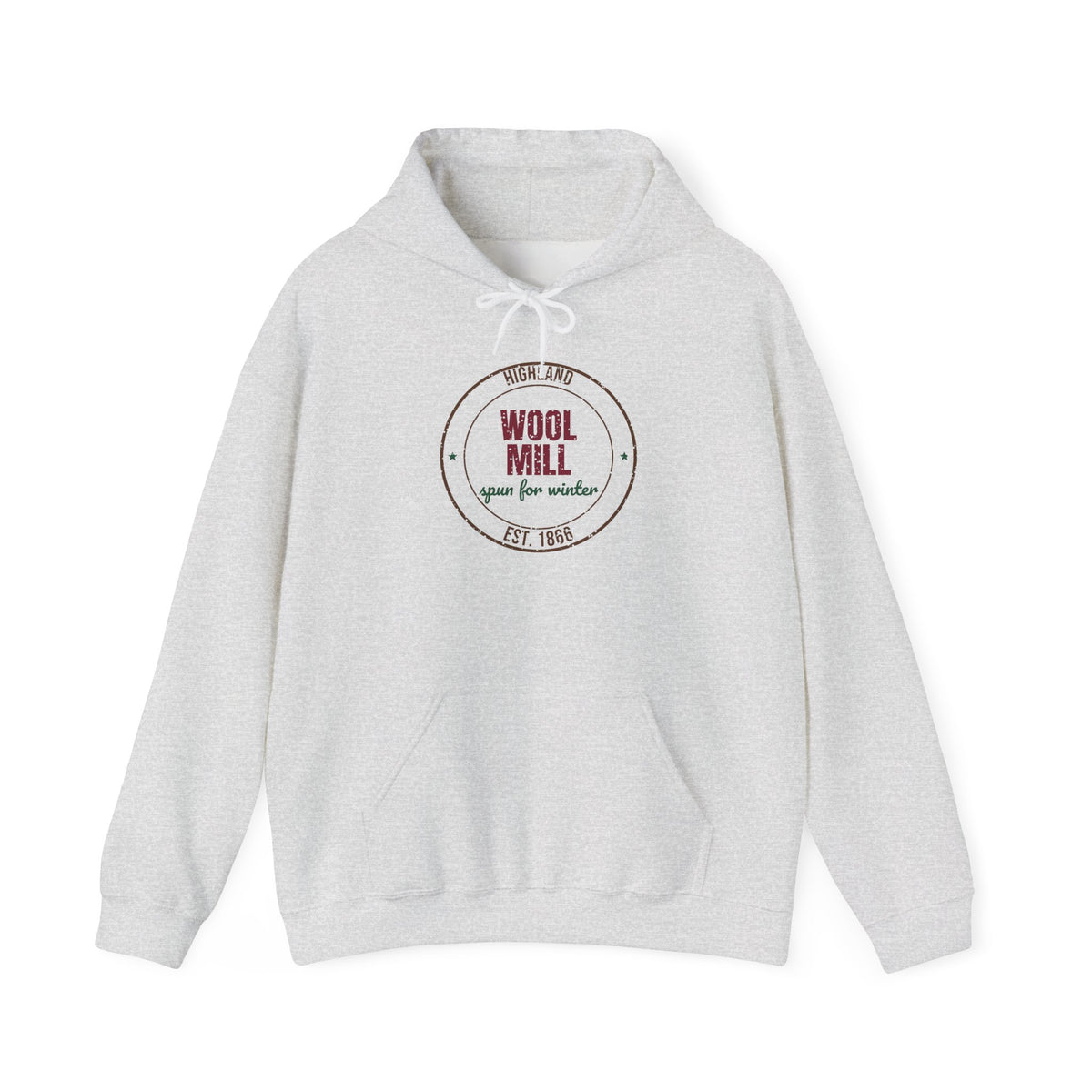 Highland Wool Mill Est. 1866 Hoodie, Vintage Winter Hoodie