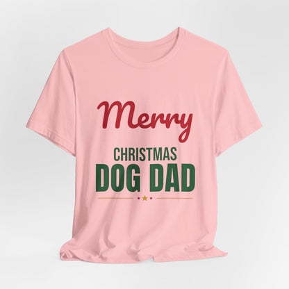 Merry Christmas Dog Dad Shirt, Dog Dad Christmas T-Shirt, Dog Lover Gift