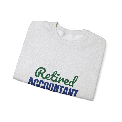 Retired Accountant Sweatshirt, Accountant Retirement Crewneck