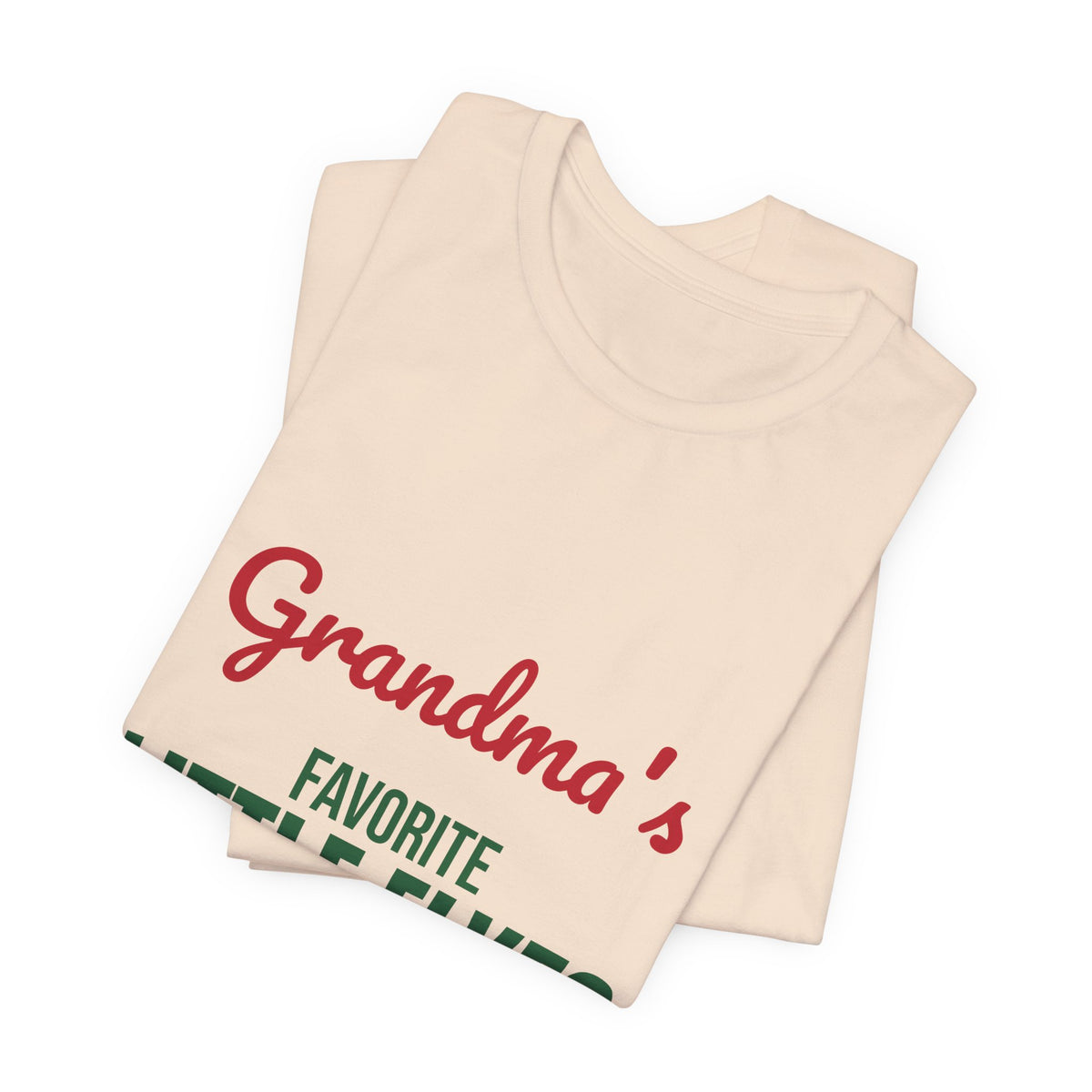 Grandma's Favorite Little Elves Shirt, Grandma Christmas T-Shirt, Nana Holiday Tee