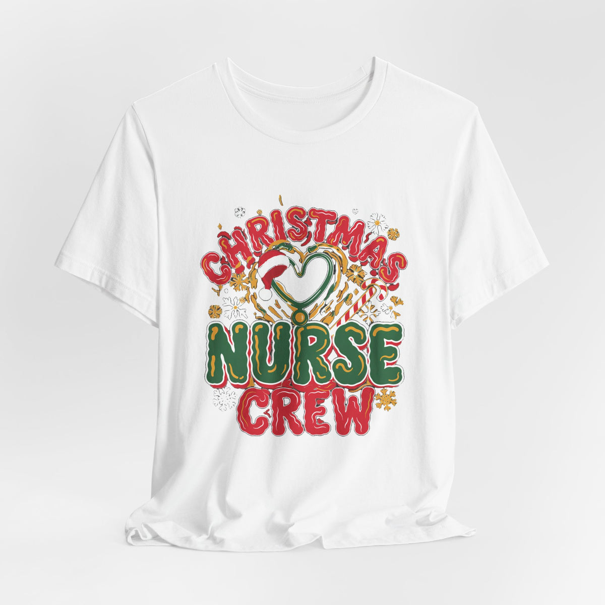 Christmas Nurse Crew Shirt, Retro Nurse Christmas T-Shirt, Holiday Gift for Nurses