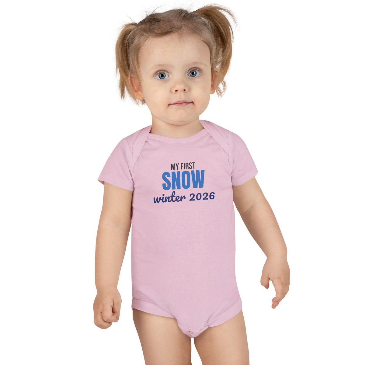 My First Snow Winter 2026 Baby Bodysuit