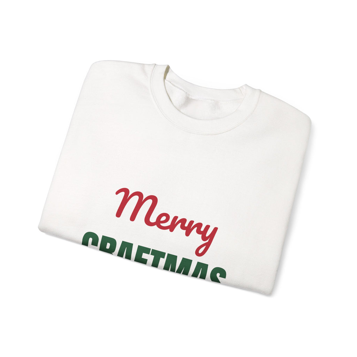 Merry Craftmas Sweatshirt, Crafter Christmas Crewneck