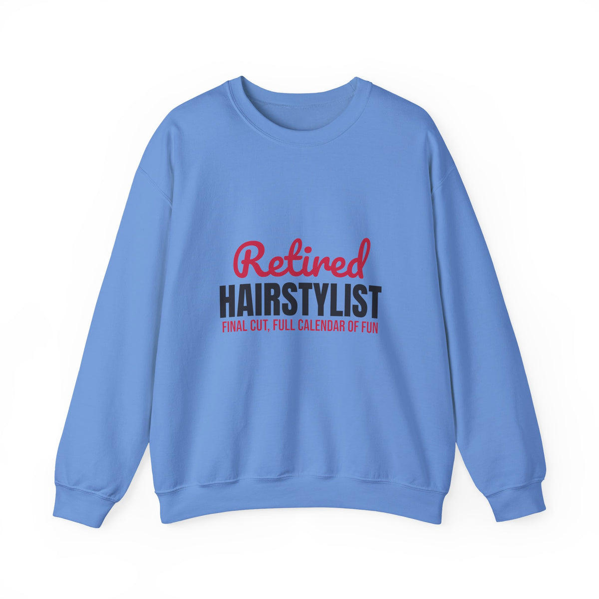 Retired Hairstylist Sweatshirt, Hairstylist Retirement Crewneck