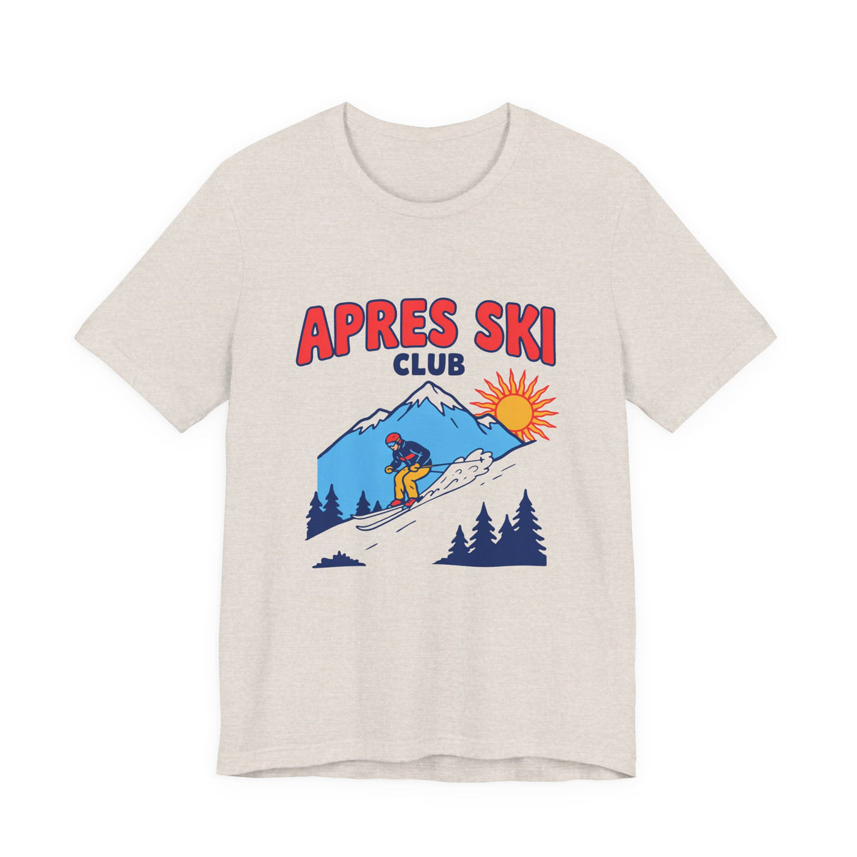 Apres Ski Club Shirt, Retro Ski T-Shirt, Skiing Tee
