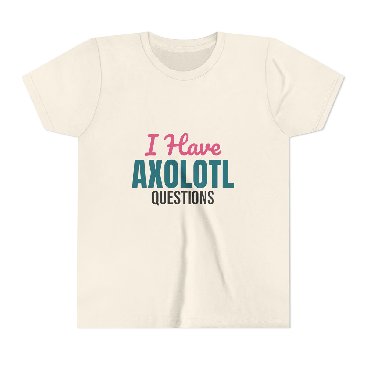I Have Axolotl Questions Kids Shirt, Kids Axolotl Questions Tee