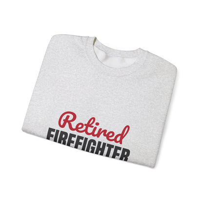 Retired Firefighter Sweatshirt, Firefighter Retirement Crewneck