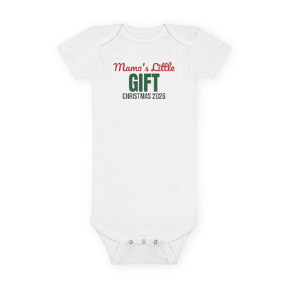 Mama's Little Gift Christmas 2026 Baby Bodysuit