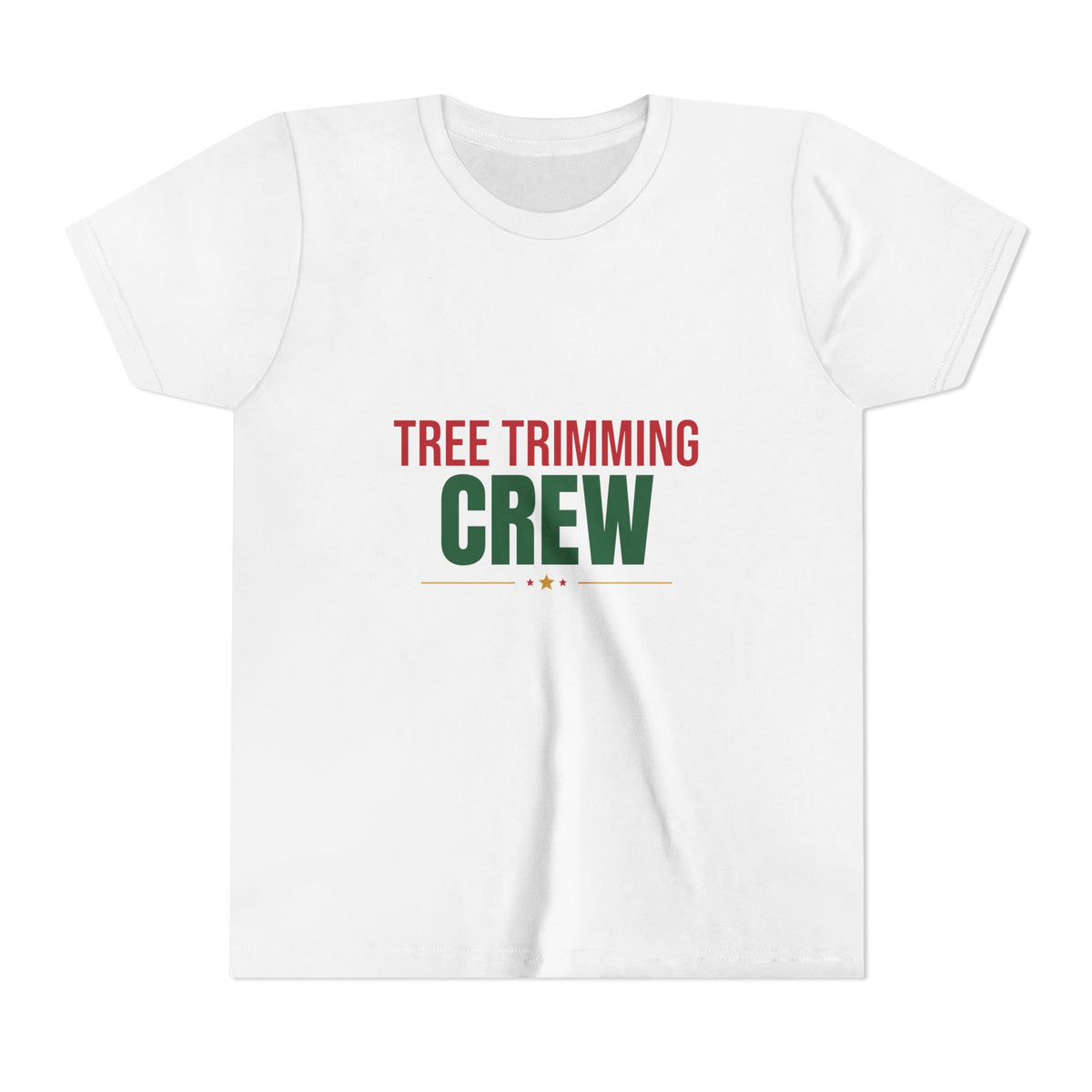 Tree Trimming Crew Kids Shirt