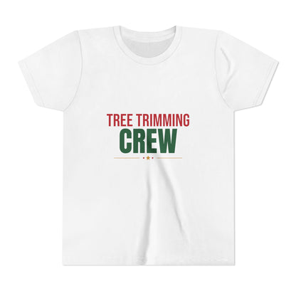 Tree Trimming Crew Kids Shirt