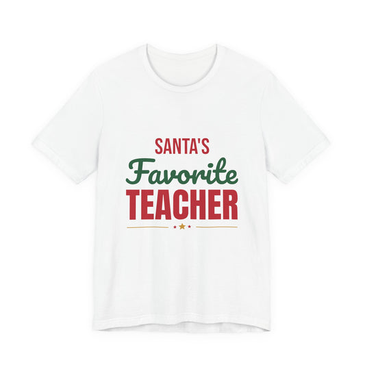 Santa's Favorite Teacher Shirt
