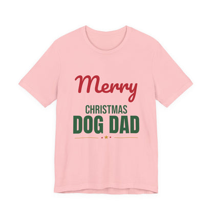 Merry Christmas Dog Dad Shirt, Dog Dad Christmas T-Shirt, Dog Lover Gift