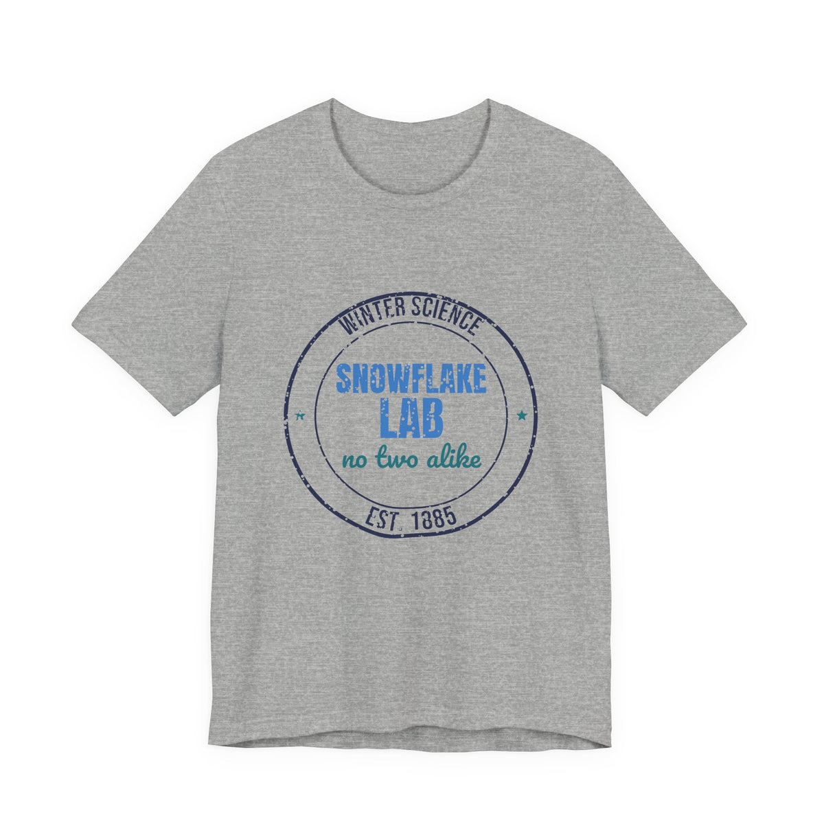 Winter Science Snowflake Lab Est. 1885 Shirt, Vintage Winter T-Shirt, Vintage Winter Gift
