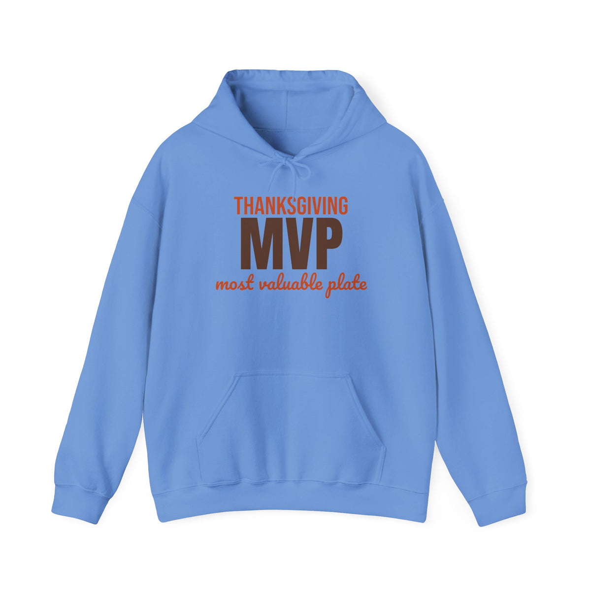 Thanksgiving MVP Most Valuable Plate Hoodie, Funny Thanksgiving Hoodie