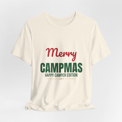 Merry Campmas Shirt, Camping Christmas T-Shirt, Camper Gift