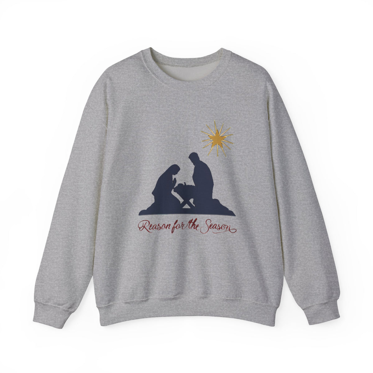 Reason for the Season Sweatshirt, Christian Christmas Crewneck, Nativity Sweater